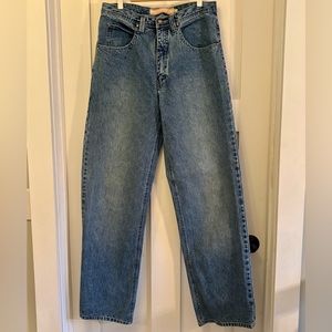 Clench Jeans Mens 32x33.5 Straight Leg Cowboy Western Blue Denim Cotton Casual